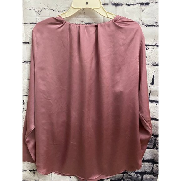 18w mauve h by halston blouse - Picture 3 of 6